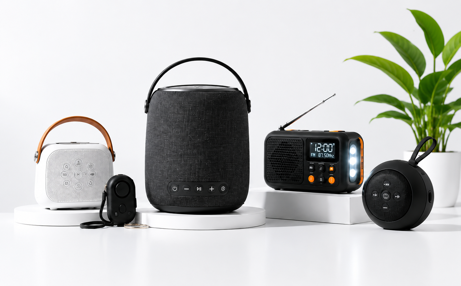 portable audio and smart gadgets showroom display
