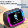 AI smart alarm clock with Bluetooth speaker